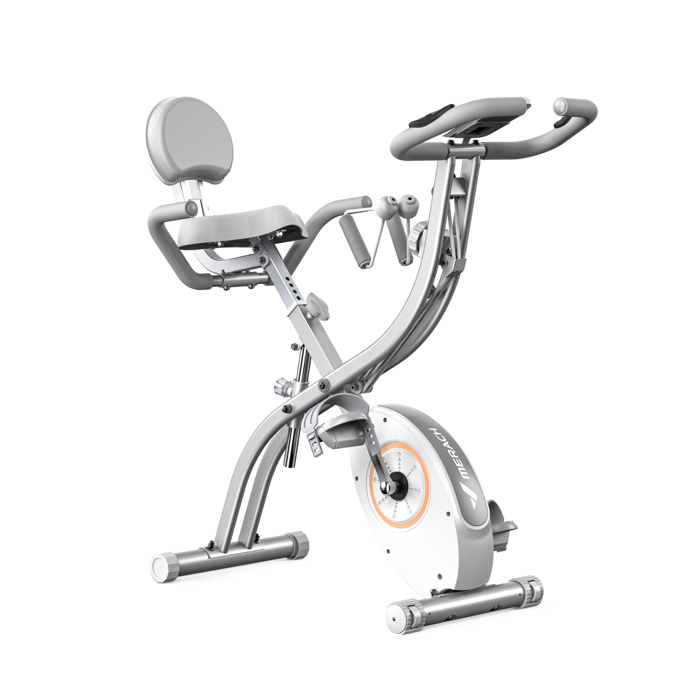 Merach 折りたたみ式 フィットネスバイク MR-S15 ホワイト