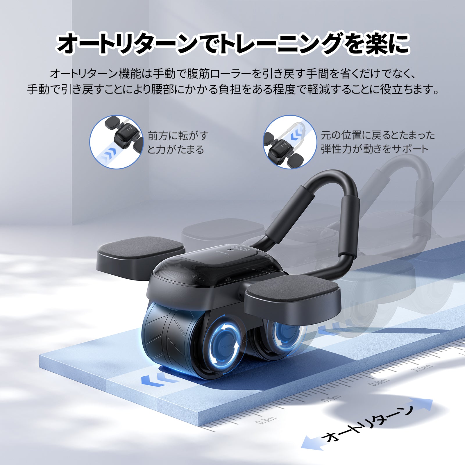 アブローラー Amazon.co.jp: MERACH 腹筋ローラー 膝マット付き アブホイール
