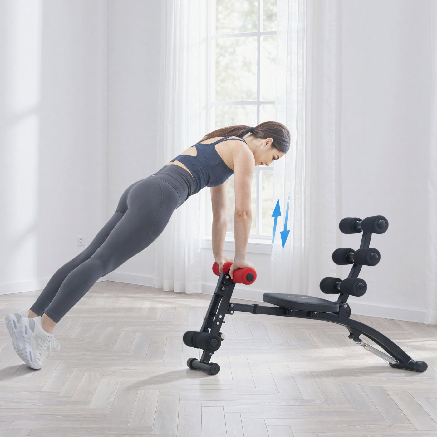 Merach 調整可能 腹筋マシン MR-2415