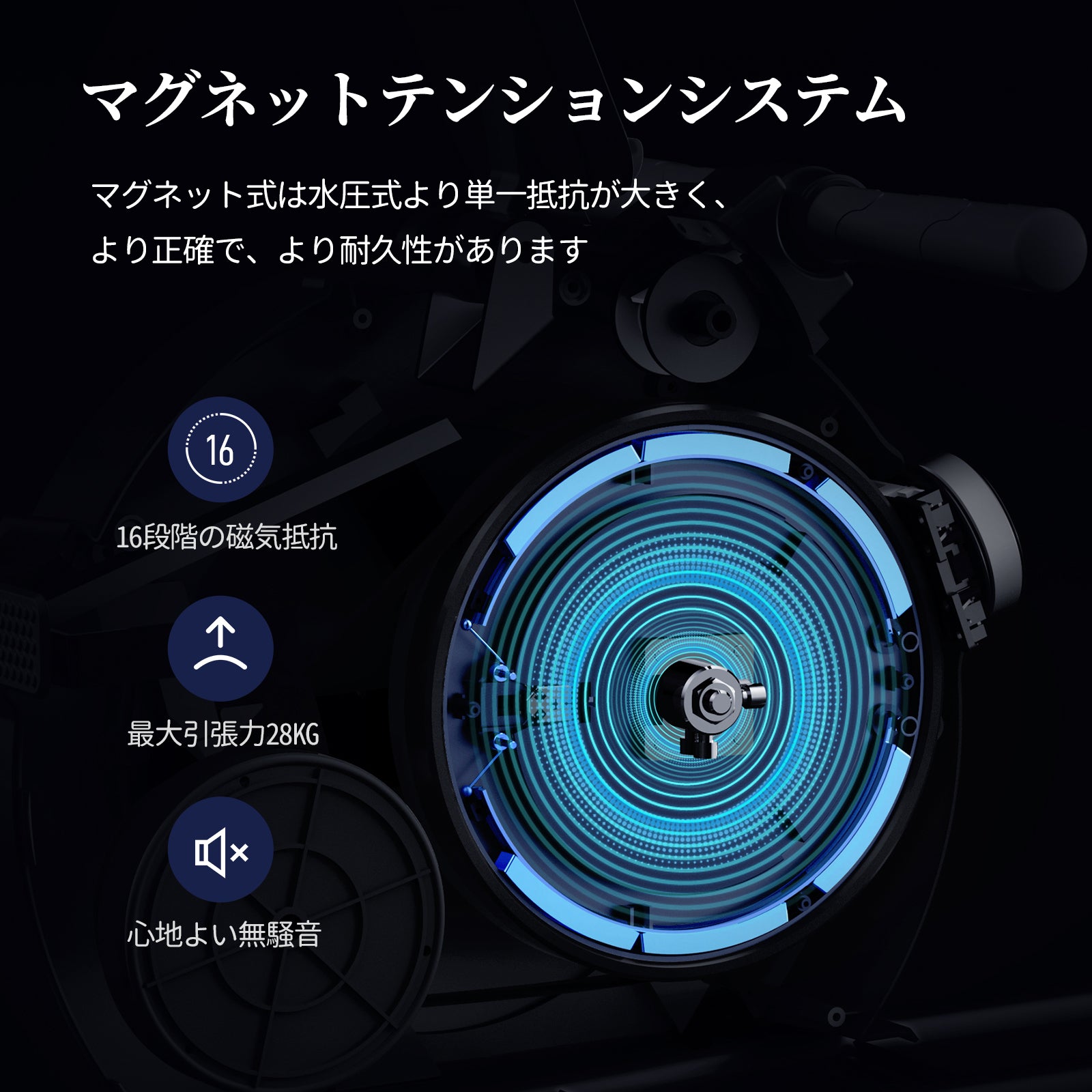 MERACH 自動負荷調整 ローイングマシン Q1S – Merach JP MERACH 自動負荷調整 ローイングマシン Q1S – Merach JP